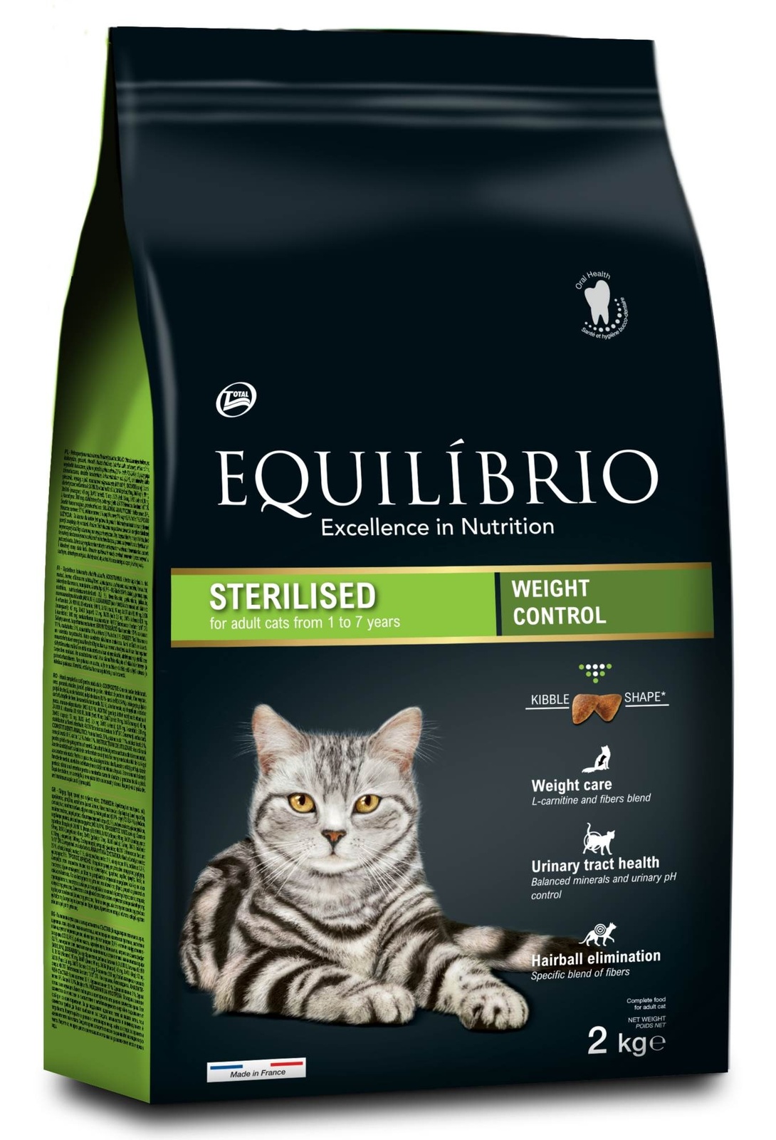 

Корм Equilibrio сухой корм для стерилизованных кошек с мясом птицы (7,5 кг)
