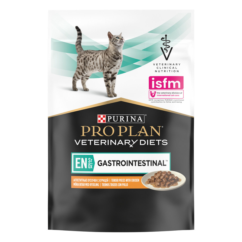 

Purina (вет. корма паучи) кусочки в соусе с курицей для кошек при расстройствах пищеварения (85 г)