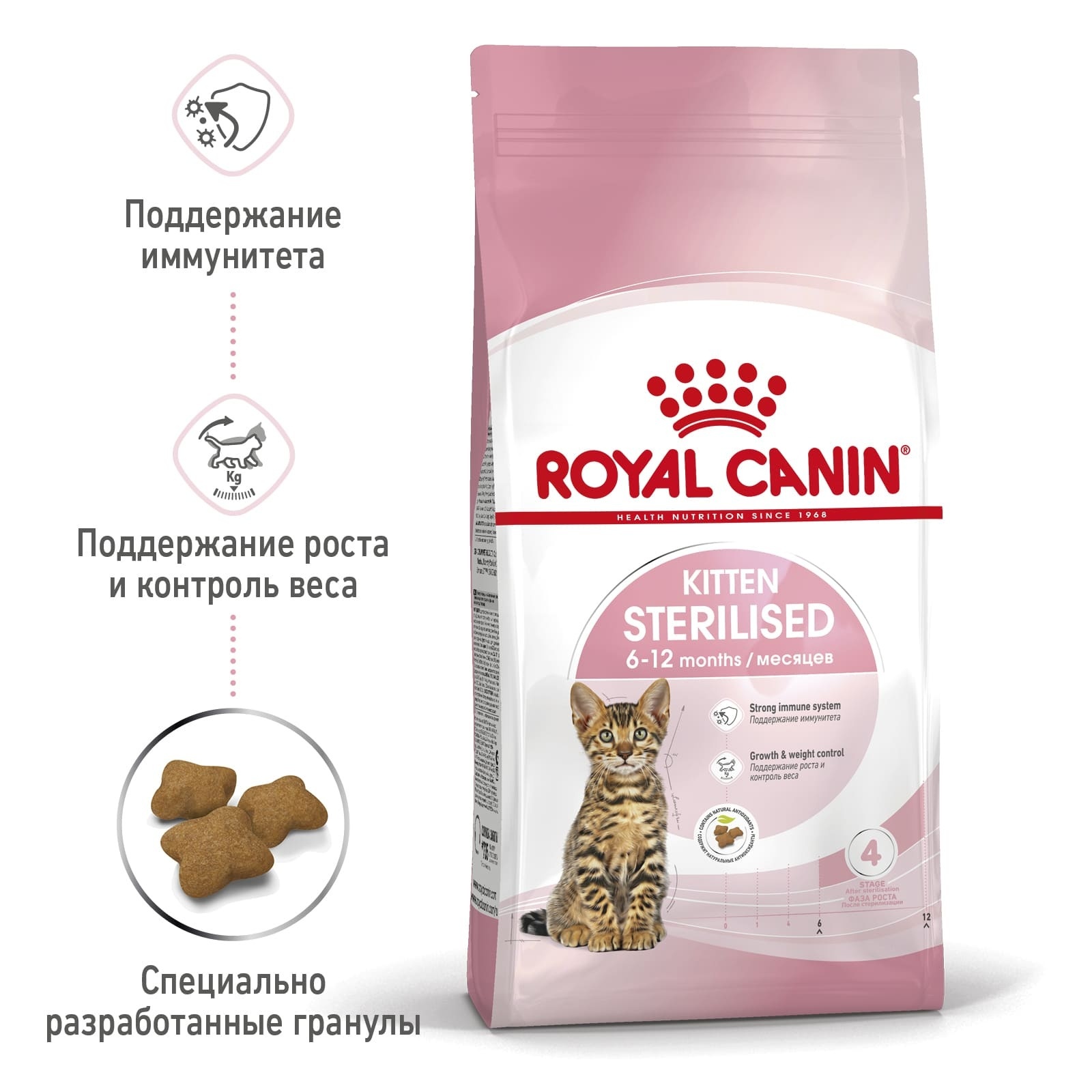 Корм Royal Canin корм сухой сбалансированный для стерилизованных котят до  12 месяцев, роял канин для котят, royal canin для котят, роял канин киттен,  royal canin kitten, royal kitten, canin kitten, роял для котят, роял  киттен, канин для котят ...