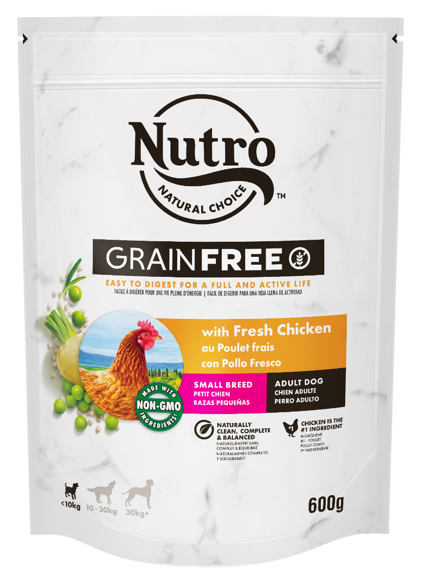 Корм Nutro корм сухой полнорационный  для взрослых собак мелких пород со свежей курицей и экстрактом розмарина (1,4 кг) Nutro - фото 1