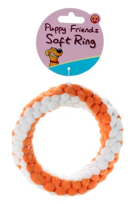 Мягкое флисовое кольцо для щенков