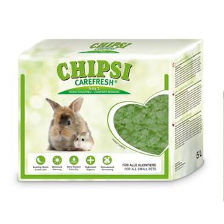 Бумажный наполнитель-подстилка для мелких домашних животных и птиц, зелёный Carefresh
