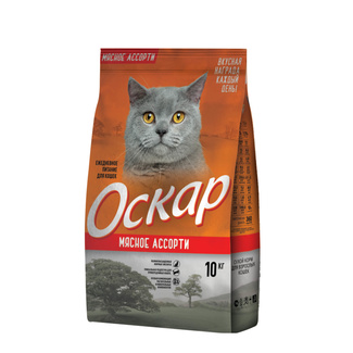 Мясное ассорти для кошек ОСКАР