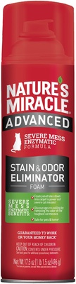 Аэрозоль-уничтожитель пятен и запахов с усиленной формулой для кошек Nature's Miracle
