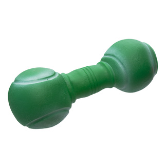 Игрушка для собак &quot;Гантель с бейсбольными мячами&quot;, зеленая