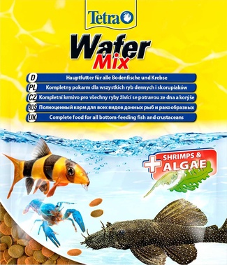 Корм для донных рыб и ракообразных. пластинки Wafer Mix