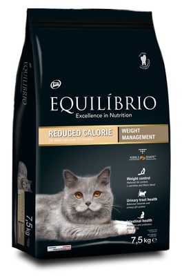 Cухой корм для взрослых кошек с мясом птицы, контроль веса Equilibrio