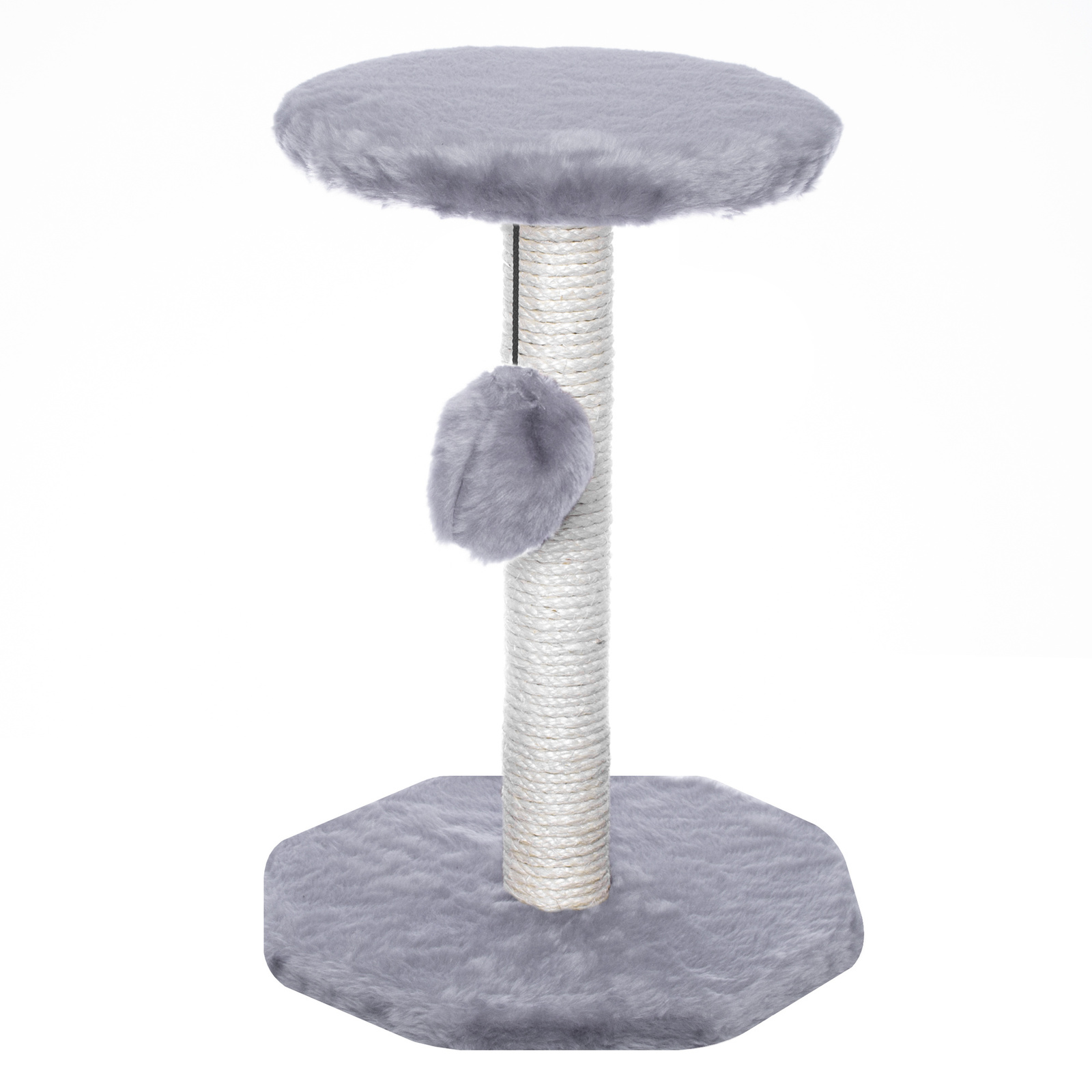 

Когтеточка "Зонтик" с помпоном, сизаль, 36x34x49 см (2,61 кг)