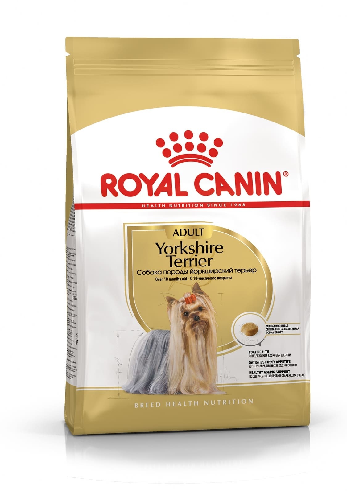 Корм Royal Canin для взрослого йоркширского терьера с 10 месяцев (1,5 кг) Royal Canin Корм Royal Canin для взрослого йоркширского терьера с 10 месяцев (1,5 кг) - фото 1