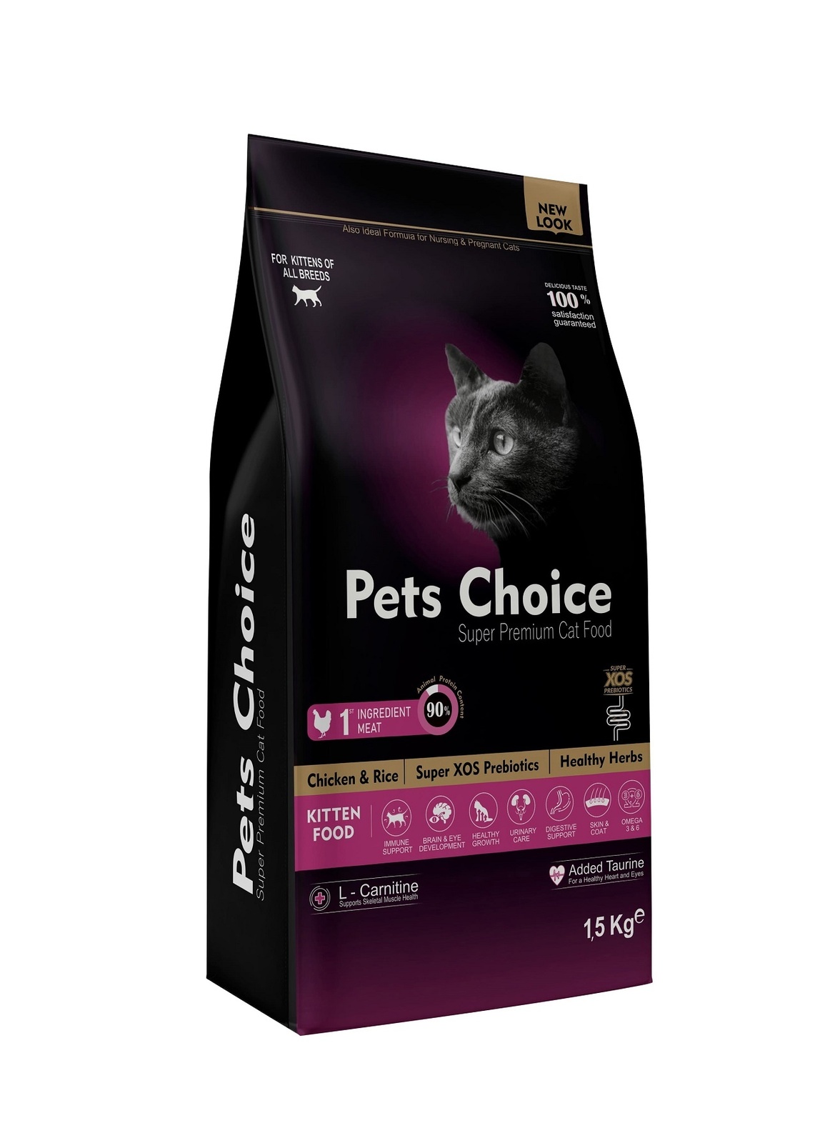 Pet's Choice для котят с курицей (1,5 кг)