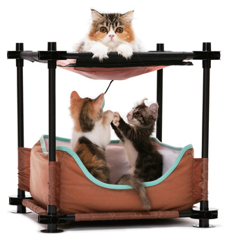 Лежак для кошек "Барские покои", 44x45x45 см Kitty City