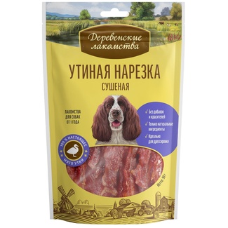 Утиная нарезка сушеная для собак (100% мясо)