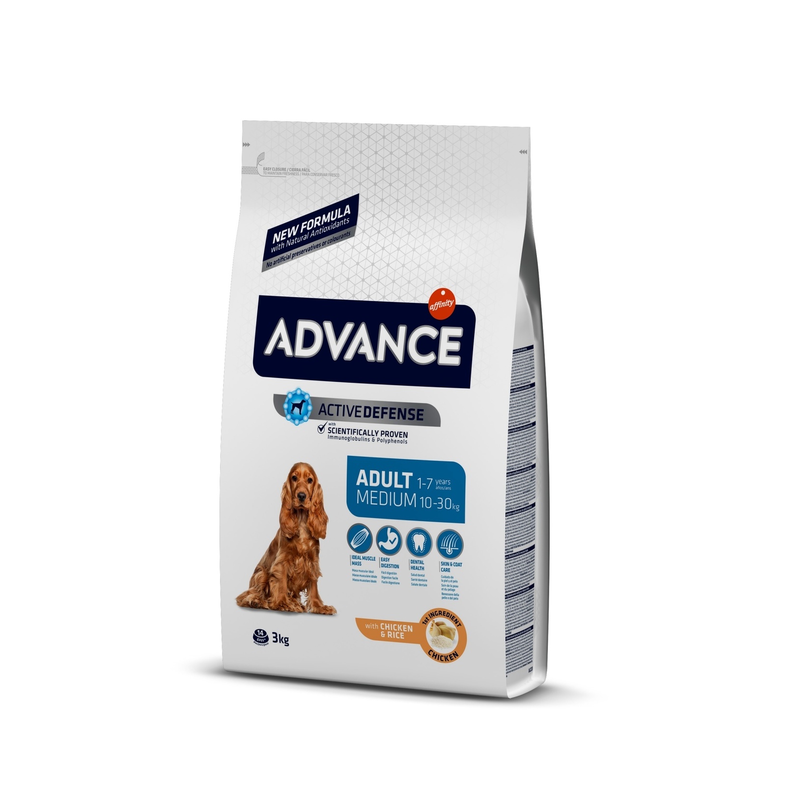 

Корм Advance для собак, с курицей и рисом (3 кг)