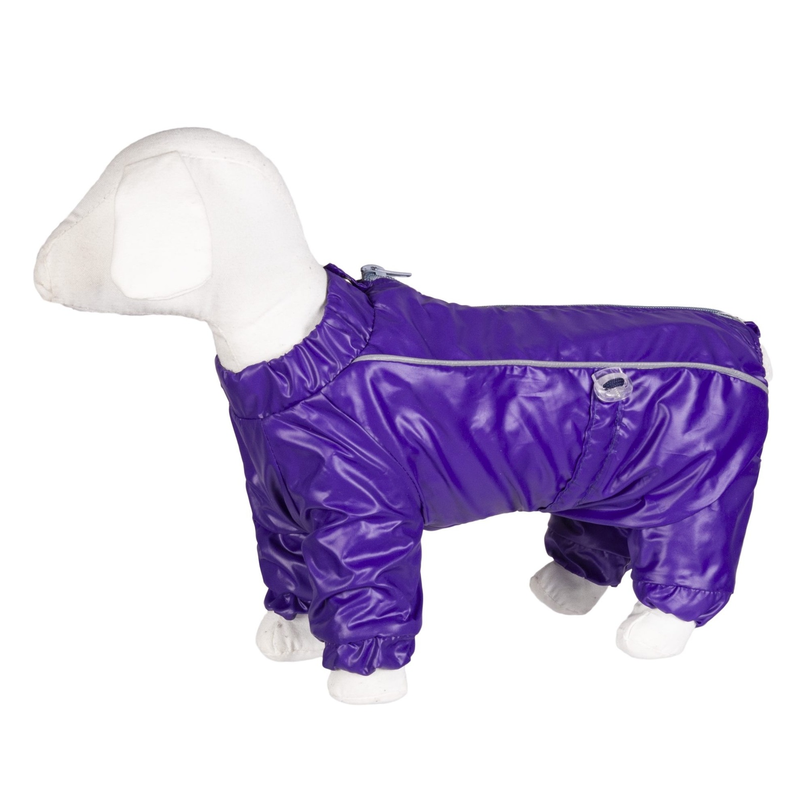 Yami-Yami одежда комбинезон для собак малых пород, фиолетовый на флисе (L/3) Yami-Yami одежда комбинезон для собак малых пород, фиолетовый на флисе (L/3) - фото 1