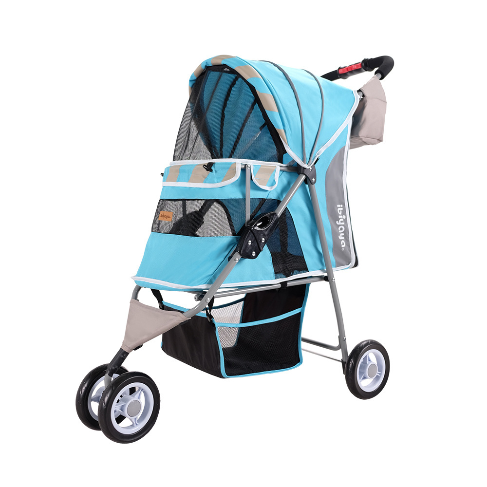 

Коляска New I-Cute Pet Buggy, голубая (5,8 кг)