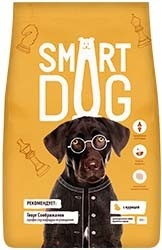 Корм Smart Dog для взрослых собак крупных пород, с курицей (12 кг)